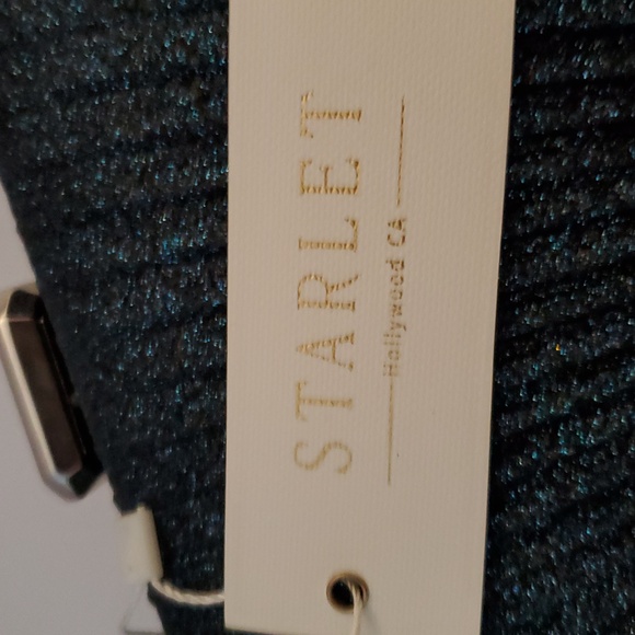 NWT Starlet Navy Sparkle Clutch - Picture 6 of 9